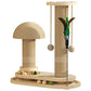 Solid Wood Cat Turntable Scratching Post - Durable Toy for Cats