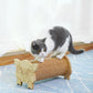 Cat Scratcher Claw Sharpener - Solid Wood Sisal Scratching Post