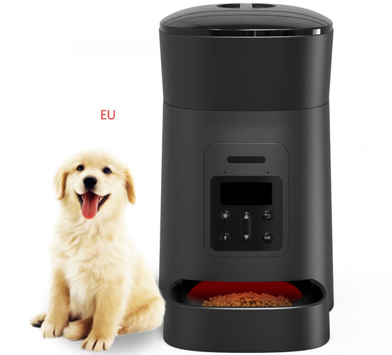 "Automatic Pet Feeder – Timed Food Dispenser for Cats & Dogs"