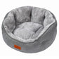 Soft Washable Fleece Dog & Cat Bed - Warm Pet Basket