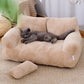 Luxury Cat Bed Sofa – Winter Warm and Plush for Cats &amp; Small Dogs