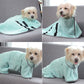 Pet Bathrobe - Absorbent Towel and Winter Coat