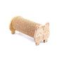 Cat Scratcher Claw Sharpener - Solid Wood Sisal Scratching Post