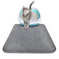 Double-Layer Waterproof Cat Litter Mat – Traps Litter, Easy to Clean, Foldable Optio