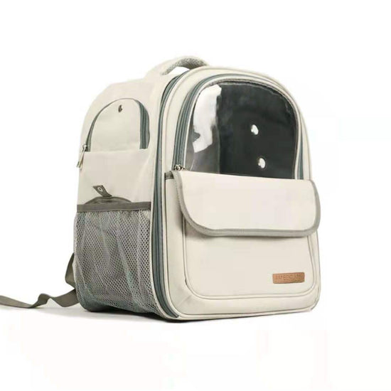 Breathable Transparent Pet Backpack – Space Capsule Cat &amp; Dog Carrier