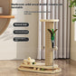 Solid Wood Cat Turntable Scratching Post - Durable Toy for Cats