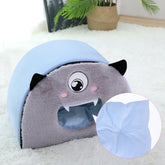 Round cute cartoon cat nest