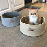 Cat Litter Small Dog Kennel Round Cat Bed