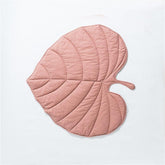 Multifunctional Leaf Shaped Floor Mat Carpet Blanket