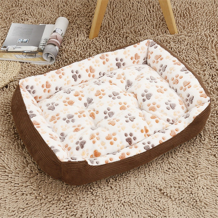 Dog bed with pet cushion