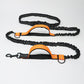 Multi-function running reflective pull dog leash double elastic dog leash traction.