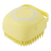 Pet silicone massage bath brush