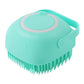 Pet silicone massage bath brush