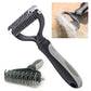 Professional Pet Grooming Tool 2 Sided Undercoat Dog Cat Shedding Comb brush