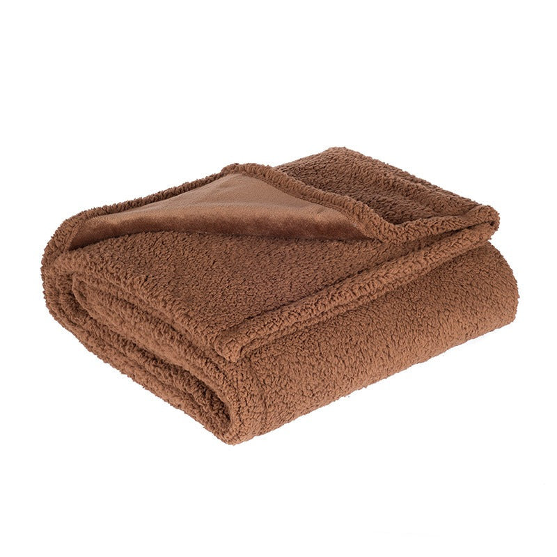 Pet Waterproof Sherpa Thickened Pet Blanket Kennel