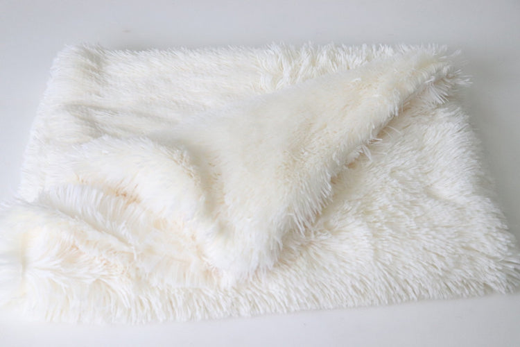 Plush pet mat double pet blanket