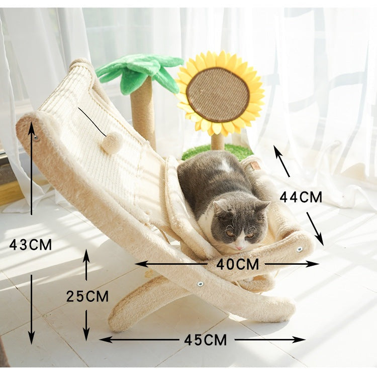 Pet Cat Sofa Bed Sunbathing Chair