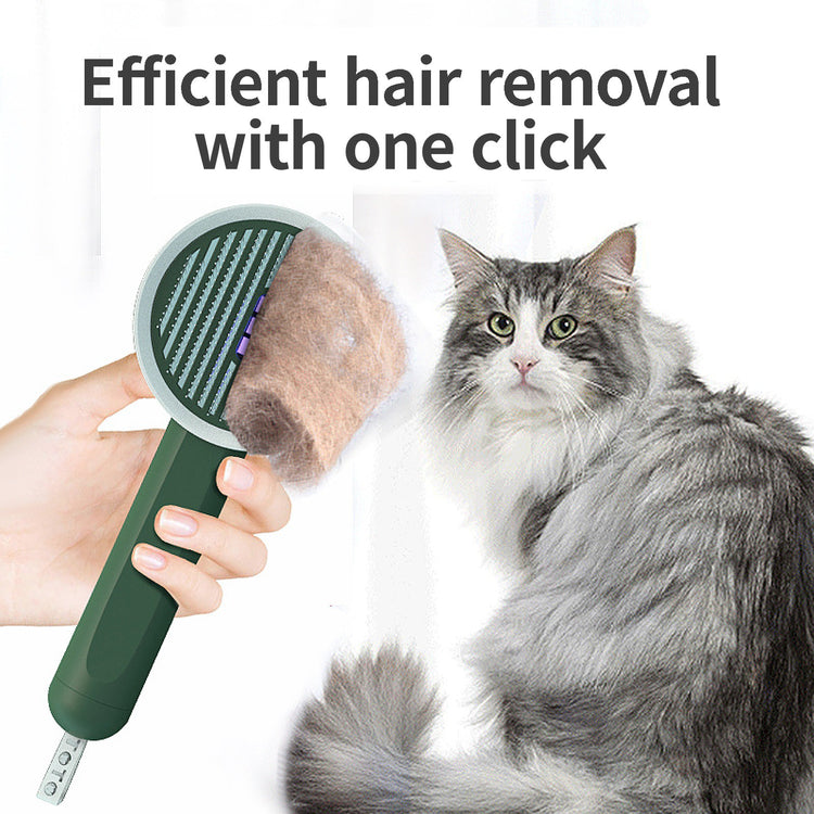 Pet Germicidal Sterilizing Comb Usb Rechargeable Cat Dog Automatic Hair Removal Brush