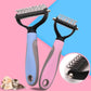 Stainless Double-sided Pet Brush Hair Removal Grooming Comb