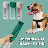 Portable Pet Water Bottle Dog Drinking Bowl Cup Dispenser Feeder