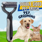 Professional Pet Grooming Tool 2 Sided Undercoat Dog Cat Shedding Comb brush