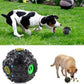 Pet Dog Treat Training Chew Sound Food Dispenser Toy Squeaky Giggle Ball