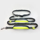 Multi-function running reflective pull dog leash double elastic dog leash traction.