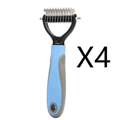 Stainless Double-sided Pet Brush Hair Removal Grooming Comb