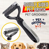 Professional Pet Grooming Tool 2 Sided Undercoat Dog Cat Shedding Comb brush