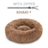 Donut Warm Soft Plush Dog Cat Bed Pet Cushion